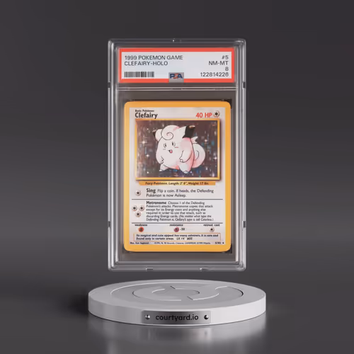 1999 Pokémon Game #5 Clefairy - Holo (PSA 8 NM-MT)