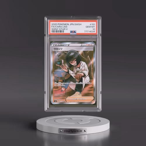 2020 Pokémon Sword & Shield Shiny Star V #191 Cara Liss - Full Art (PSA 10 GEM MINT)