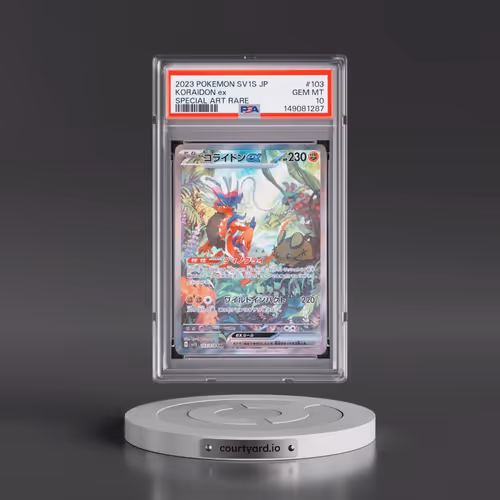 2023 Pokémon Sv1s-Scarlet EX #103 Koraidon EX - Holo Special Art Rare (PSA 10 GEM MINT)