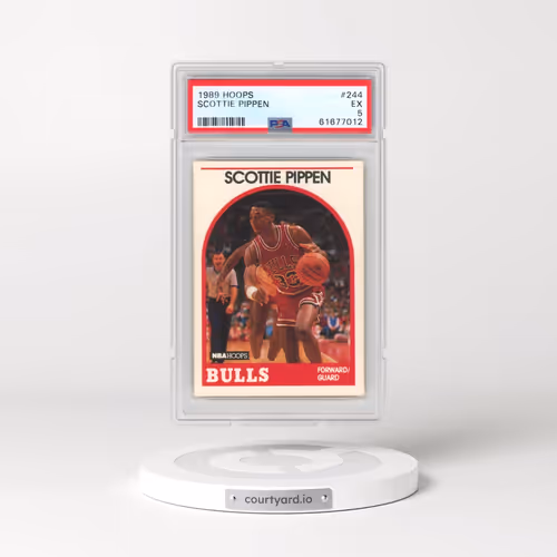 1989 Hoops #244 Scottie Pippen (PSA 5 EX)