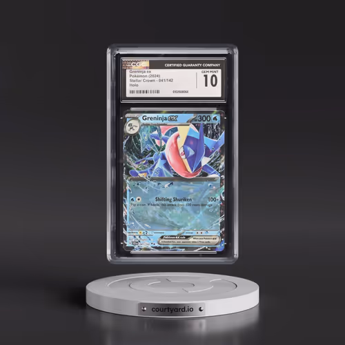 2024 Pokémon Scr EN-Stellar Crown #041 Greninja EX - Holo (CGC 10 GEM MINT)