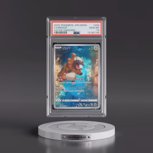 2022 Pokémon Sword & Shield Vstar Universe #204 Bidoof - Full Art (PSA 10 GEM MINT)
