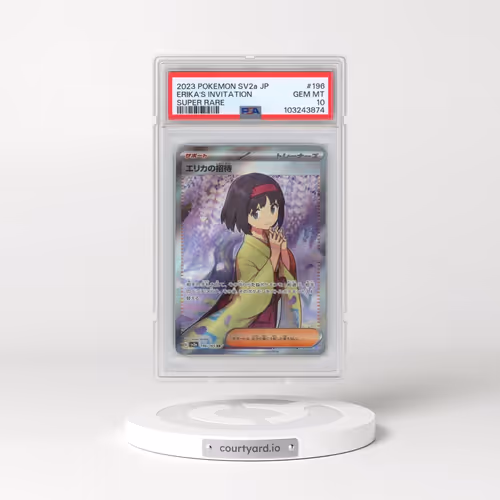 2023 Pokémon Sv2a-Pokemon 151 #196 Erika's Invitation - Super Rare (PSA 10 GEM MINT)
