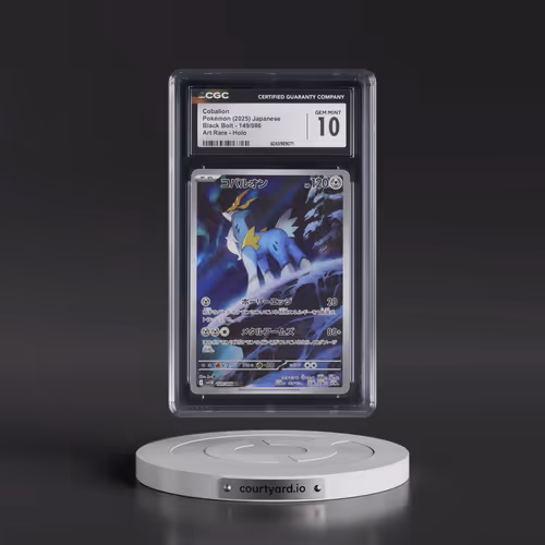2025 Black Bolt - sv11B #149/086 Cobalion - Art Rare Holo (CGC 10 GEM MINT)