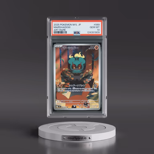 2025 Pokémon M1l-Mega Brave #069 Marshadow - Art Rare (PSA 10 GEM MINT)