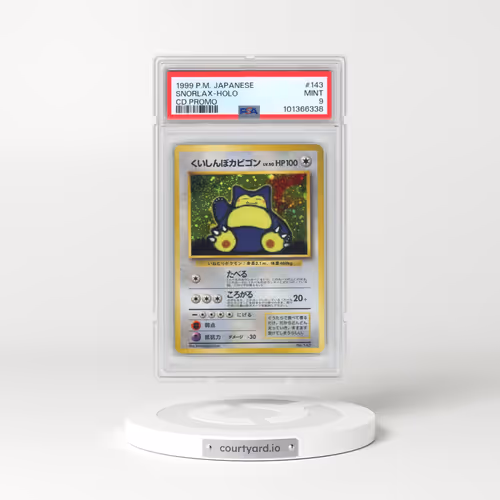 1999 Pokémon CD Promo #143 Snorlax - Holo CD Promo (PSA 9 MINT)
