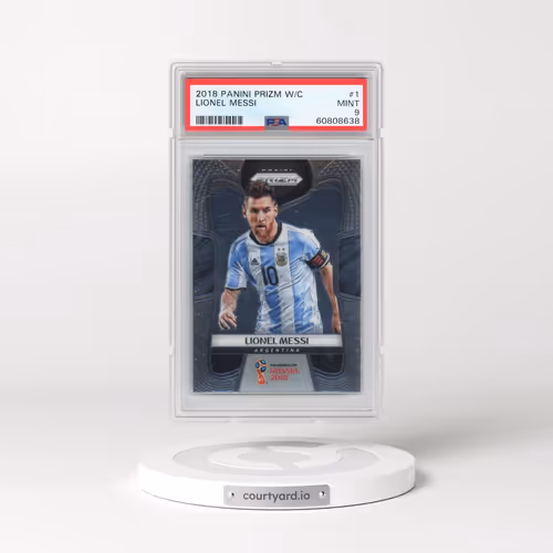2018 Panini Prizm World Cup #1 Lionel Messi (PSA 9 MINT)