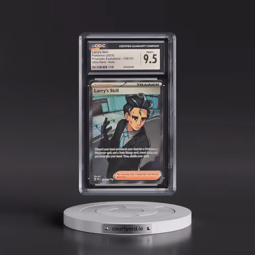 2025 Pokémon Pre EN-Prismatic Evolutions #139 Larry's Skill - Ultra Rare (CGC 9.5 MINT+)