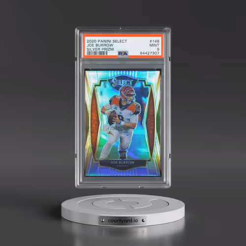 2020 Panini Select #146 Joe Burrow - Silver Prizm (PSA 9 MINT)