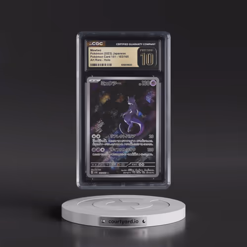 2023 Pokémon Card 151 #183/165 Mewtwo - Art Rare Holo (CGC 10 PRISTINE)
