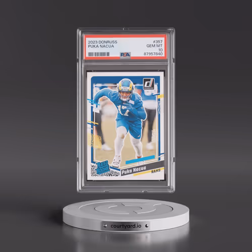 2023 Panini Donruss #357 Puka Nacua (PSA 10 GEM MINT)