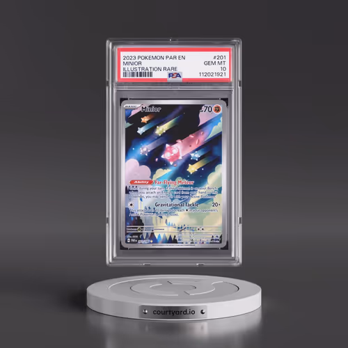 2023 Pokémon Par EN-Paradox Rift #201 Minior - Illustration Rare (PSA 10 GEM MINT)