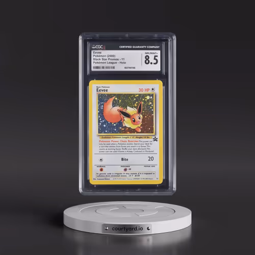 1999 Black Star Promos #11 Eevee - Pokémon League (Holo) (CGC 8.5 NM-MT+)