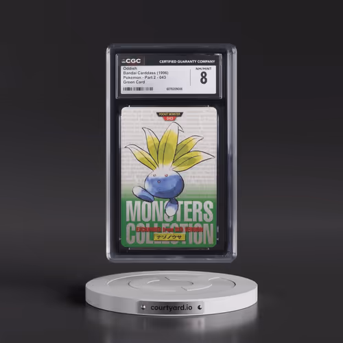 1996 (Monsters Collection) Part 2 #043 Oddish - Green Card (CGC 8 NM-MT)
