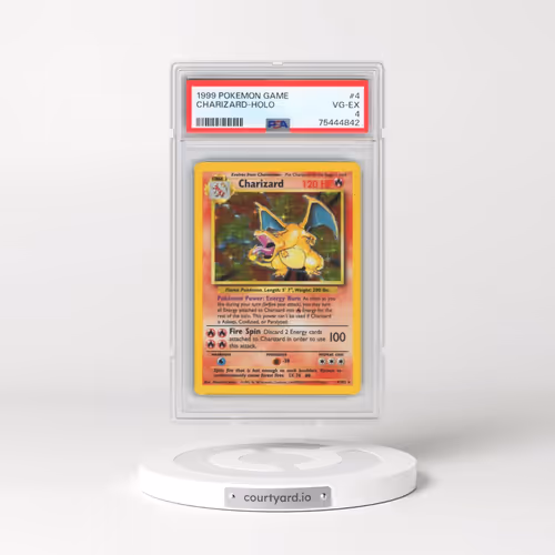 1999 Pokémon Game #4 Charizard - Holo (PSA 4 VG-EX)