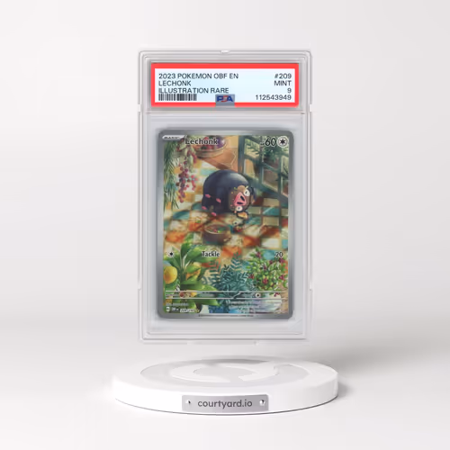2023 Pokémon Obf EN-Obsidian Flames #209 Lechonk - Illustration Rare (PSA 9 MINT)
