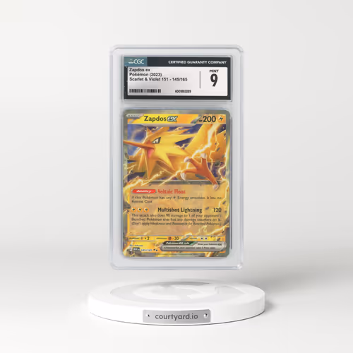 2023 Scarlet & Violet 151 - MEW EN #145/165 Zapdos ex (CGC 9 MINT)