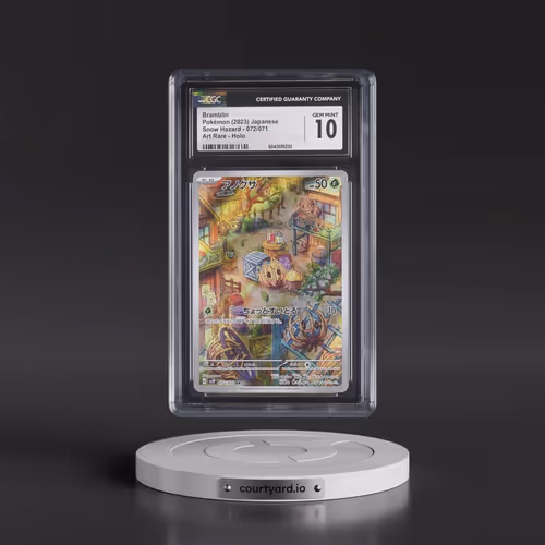 2023 Pokémon Sv2p-Snow Hazard #072 Bramblin - Art Rare (CGC 10 GEM MINT)