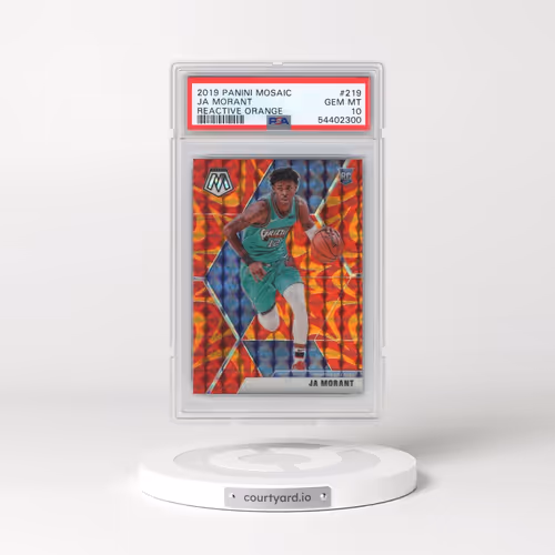2019 Panini Mosaic #219 Ja Morant - Reactive Orange (PSA 10 GEM MINT)