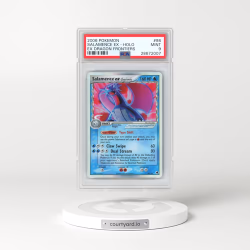 2006 Pokémon EX Dragon Frontiers #98 Salamence EX - Holo Holo (PSA 9 MINT)