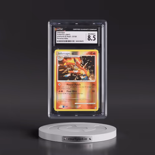 2007 Diamond & Pearl #5/130 Infernape - Reverse Holo (CGC 8.5 NM-MT+)