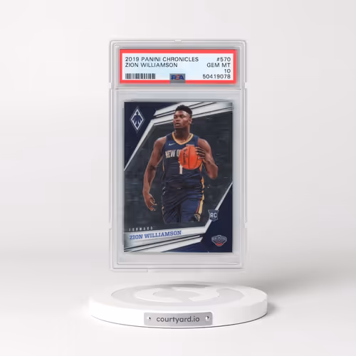 2019 Panini Chronicles #570 Zion Williamson (PSA 10 GEM MINT)