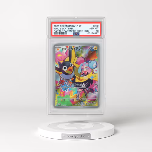 2025 Pokémon SV-P Promo #232 Iono's Wattrel - Battle Partners Booster Box (PSA 10 GEM MINT)