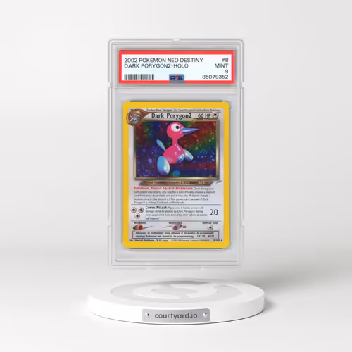 2002 Pokémon Neo Destiny #8 Dark PORYGON2 - Holo (PSA 9 MINT)