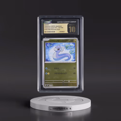 2023 Pokémon Card 151 #147/165 Dratini - Reverse Holo Poké Ball (CGC 10 PRISTINE)