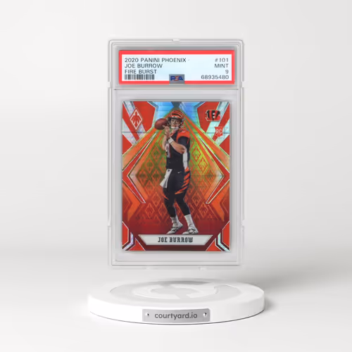 2020 Panini Phoenix #101 Joe Burrow - Fire Burst (PSA 9 MINT)