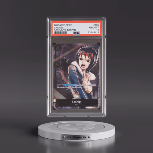 2023 One Piece OP02-Paramount War #105 Tashigi - Box Topper (PSA 10 GEM MINT)
