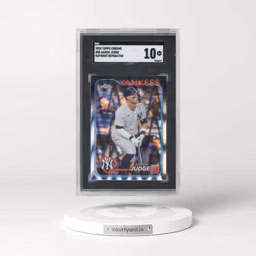 2024 Topps Chrome #50 Aaron Judge - Raywave Ref. (SGC 10 GEM MINT)