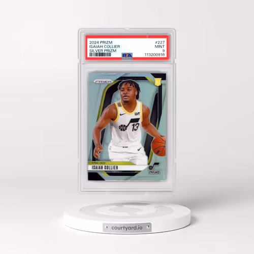 2024 Panini Prizm #227 Isaiah Collier - Silver Prizm (PSA 9 MINT)