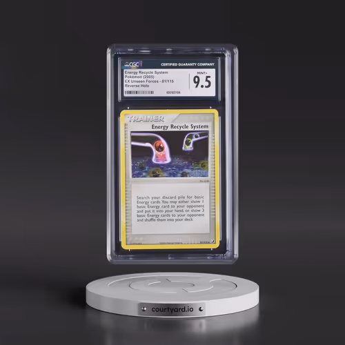2005 EX Unseen Forces #81/115 Energy Recycle System - Reverse Holo (CGC 9.5 MINT+)