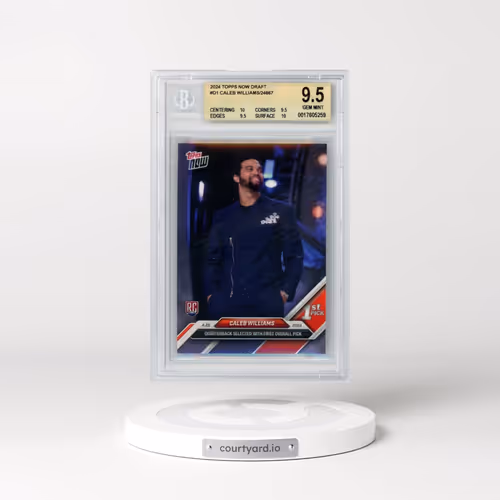 2024 Topps Now #D1 Caleb Williams (BGS 9.5 GEM MINT)