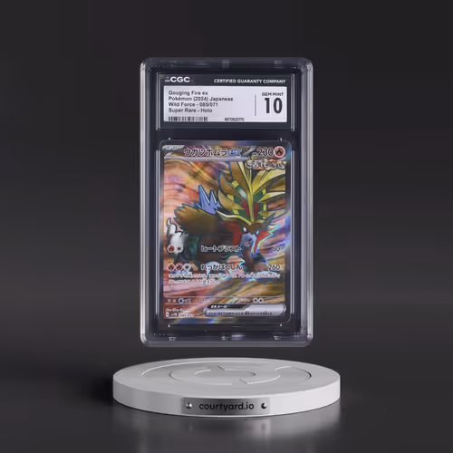 2024 Wild Force #085/071 Gouging Fire ex - Super Rare Holo (CGC 10 GEM MINT)