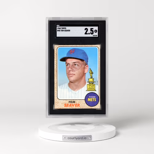 1968 Topps #45 Tom Seaver - All-Star Rookie (SGC 2.5 GOOD+)
