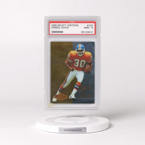 1995 Select Certified #126 Terrell Davis (PSA 9 MINT)