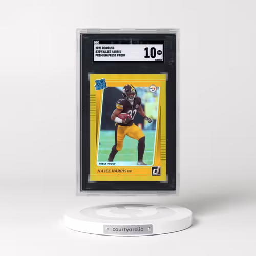 2021 Donruss #259 Najee Harris - Premium Press Proof (SGC 10 GEM MINT)