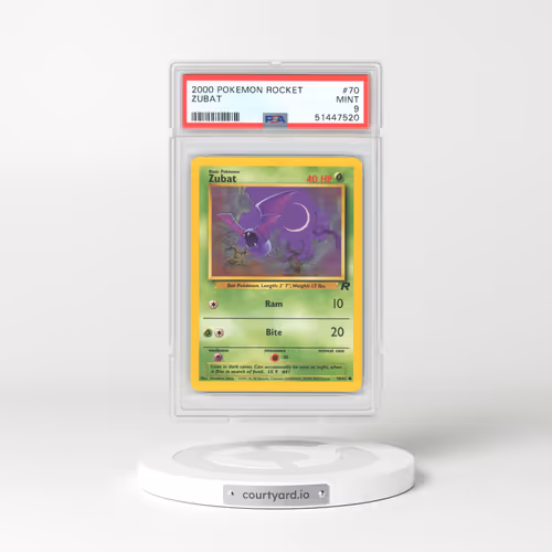 2000 Team Rocket #70 Zubat (PSA 9 MINT)