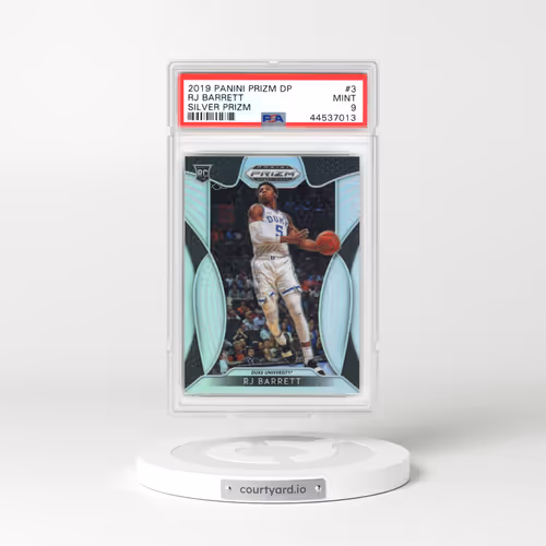 2019 Panini Prizm Draft Picks #3 RJ Barrett - Silver Prizm (PSA 9 MINT)