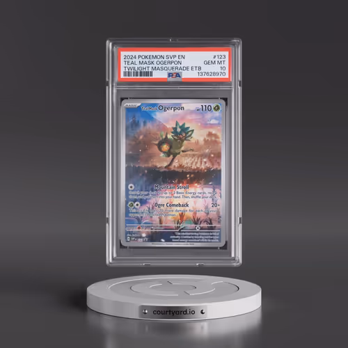 2024 Pokémon Svp EN-SV Black Star Promo #123 Teal Mask Ogerpon - Twilight Masquerade Elite Trainer B