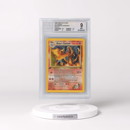 2000 Gym Challenge #2 Blaine's Charizard - 1st Edition Holo (BGS 9 MINT)