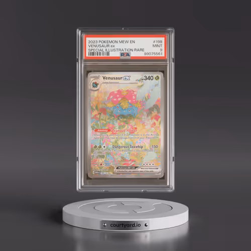 2023 Pokémon Mew EN-151 #198 Venusaur EX - Holo Special Illustration Rare (PSA 9 MINT)