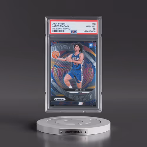2024 Panini Prizm Instant Impact #10 Jared McCain (PSA 10 GEM MINT)