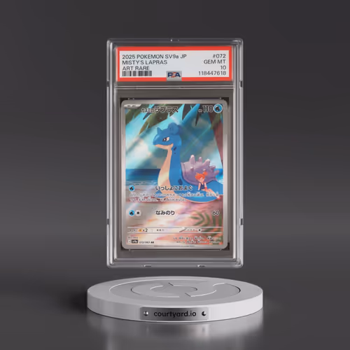 2025 Pokémon Sv9a-Heat Wave Arena #072 Misty's Lapras - Art Rare (PSA 10 GEM MINT)