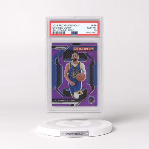 2023 Panini Prizm Monopoly All-Star #PS8 Stephen Curry - Purple (PSA 10 GEM MINT)