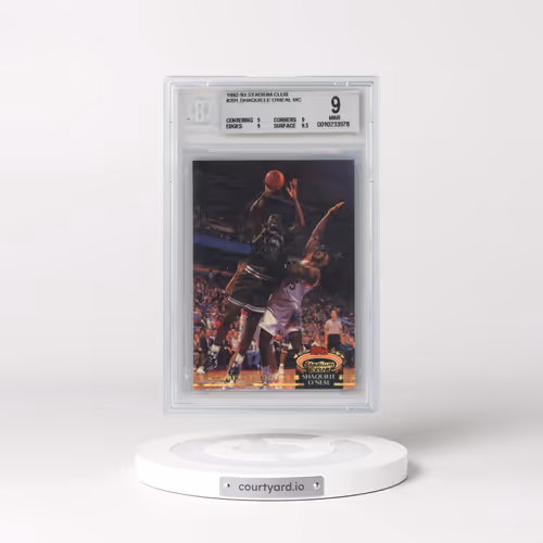 1992 Stadium Club #201 Shaquille O'Neal (BGS 9 MINT)