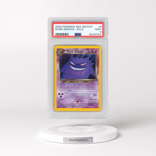 2002 Pokémon Neo Destiny #6 Dark Gengar - Holo (PSA 9 MINT)