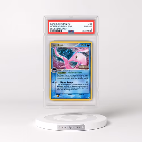 2006 Pokémon EX Legend Maker #17 Gorebyss - Reverse Foil (PSA 8 NM-MT)